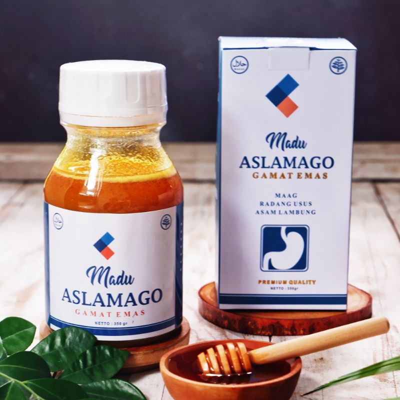 

Madu Lambung Aslamago Gamat Emas 350g