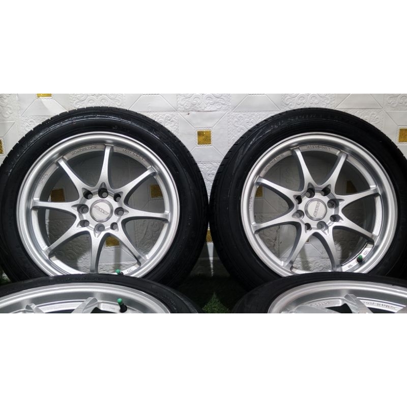 Velg Rays ce28 R16 ban 95% Dunlop LM 2024