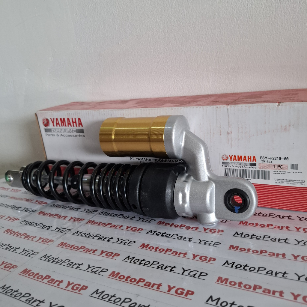 Shock Shockbraker Belakang Tabung Gold Adjustable All New Nmax B6Y-F2210-00 Original Yamaha