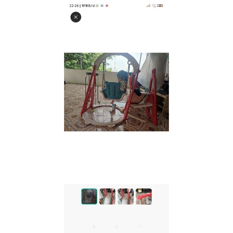 prosotan anak full set second ayunan, prosotan dan ring basket