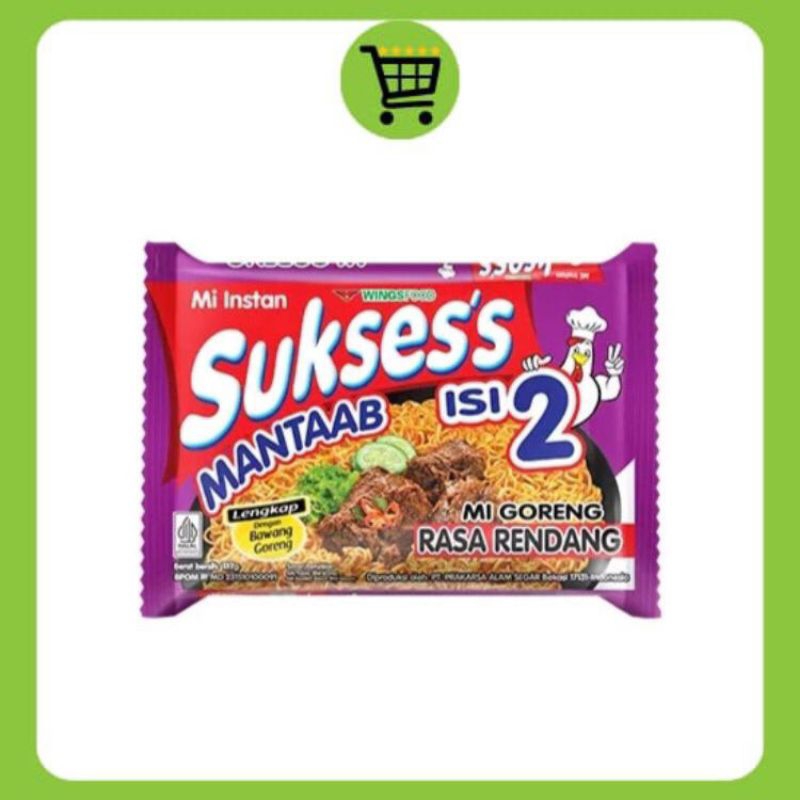 

•DailyMart• Mie Sukses Mantaab isi 2 Rasa Rendang