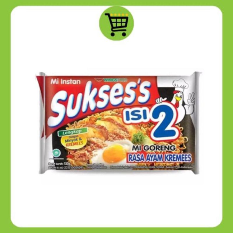 

•DailyMart• [BUNDLE 5] Mie Sukses Mantaab isi 2 Rasa Ayam Kremes