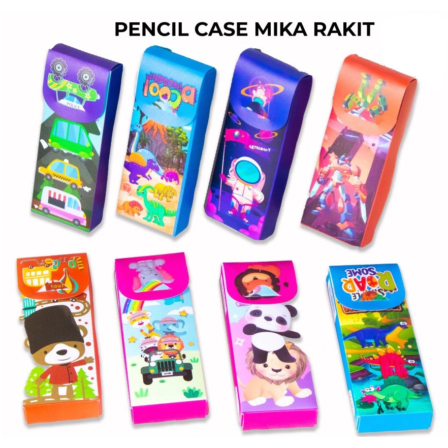 

Kotak pensil rakit / pencil case rakit / souvenir ulang tahun tempat pensil pony cars LOL Unicorn