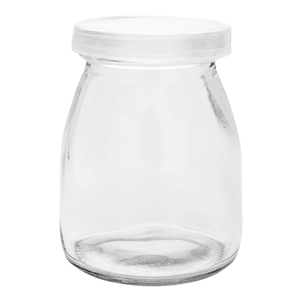 Botol Kaca Mini Tutup Putih 100ml & 150ml - Jar Kecil Selai Puding