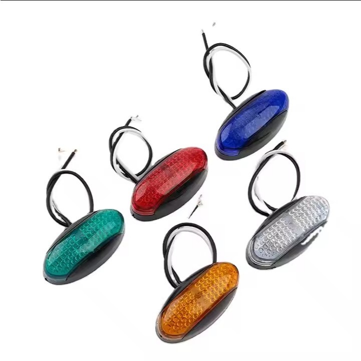 LAMPU SAMPING TRUK LAMPU LED BAK SAMPING VARIASI MODEL BULU 10-30 VOLT