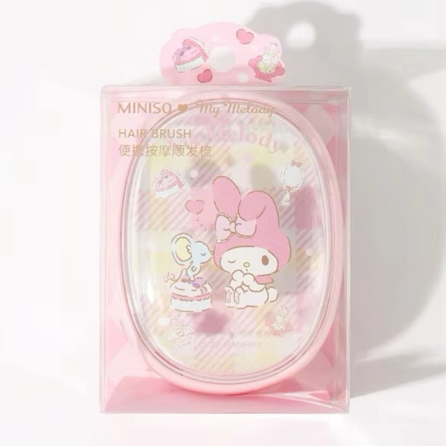 MINISO MY MELODY Detangling Massage Brush ( NEW )