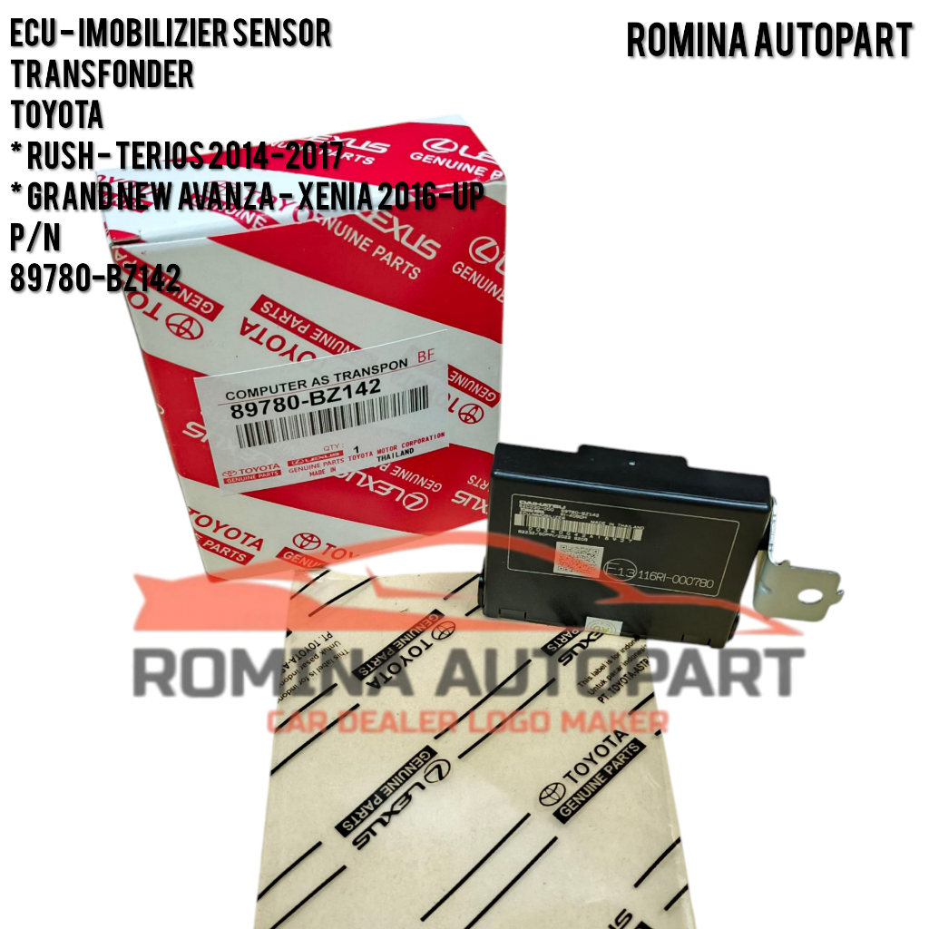 ECU Immobilizer Computer Assy Transponder Key Avanza 2015-2020