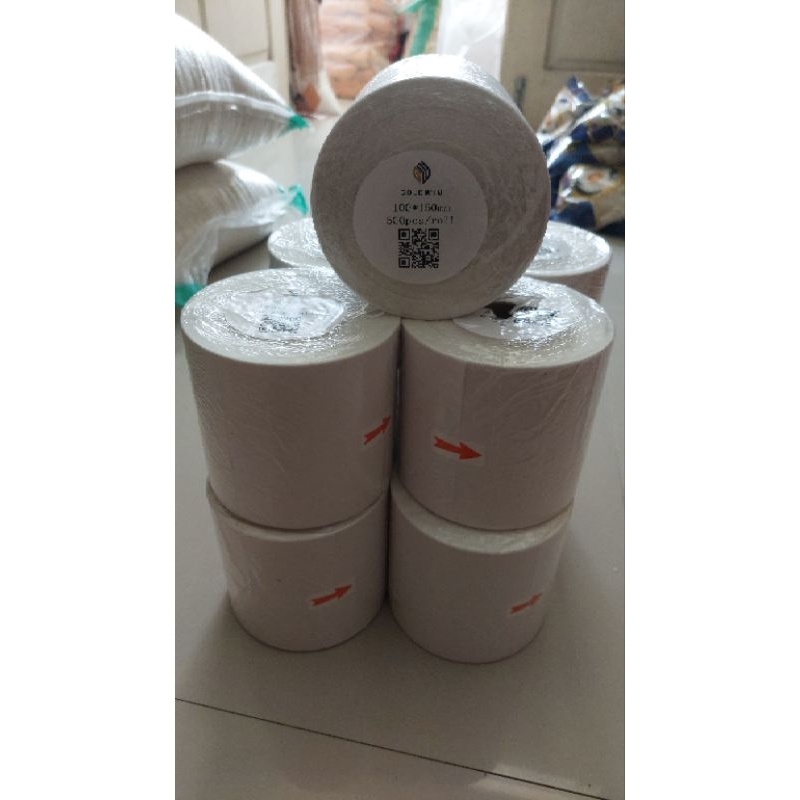 

Kertas termal 100x150 500 lembar 1 PCS