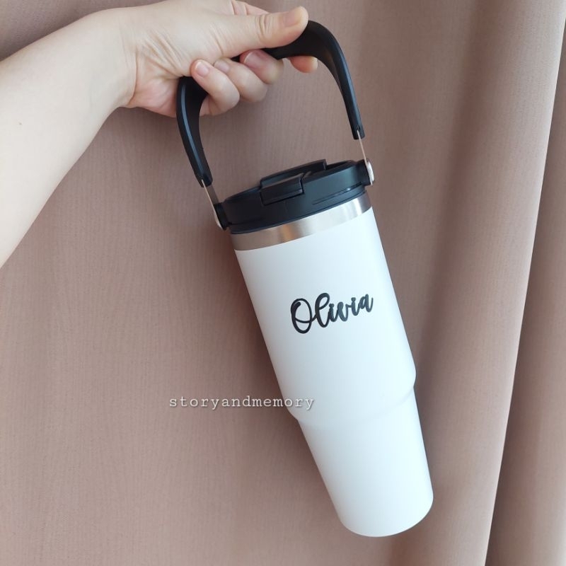 

Sam - custom nama TUMBLER /LUNCH BOX UV DTF sticker tanpa min order STICKER SAJA