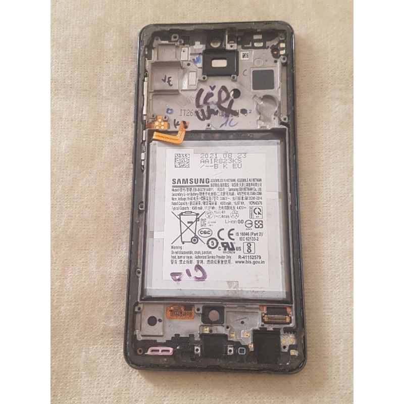 frame tulangan batrei samsung a52 copotan baca keterangan