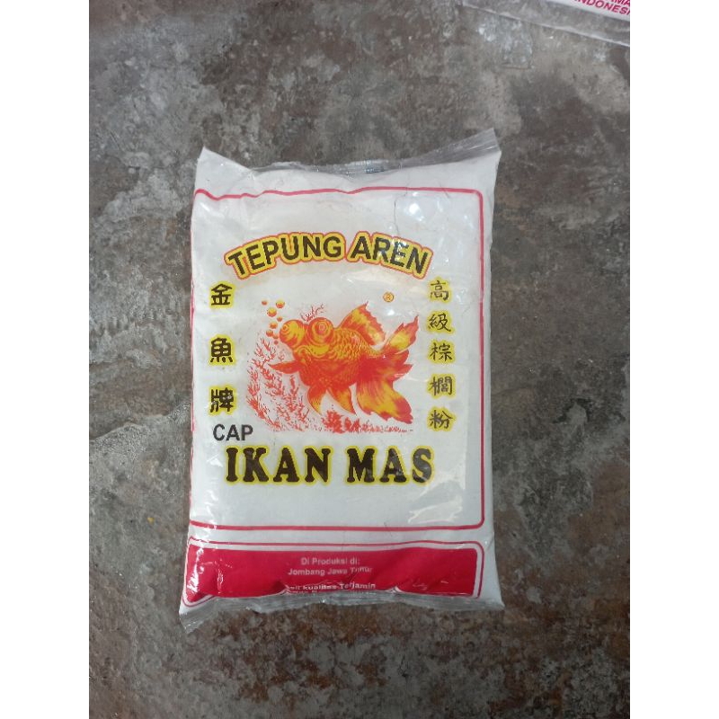 

TEPUNG AREN KEMASAN 350 gram CAP IKAN MAS | TEPUNG AREN BAKSO BUBUR JENANG