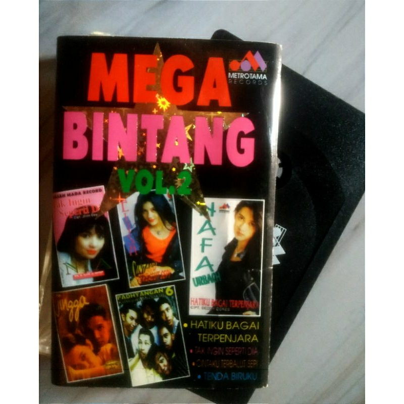 Audio kaset pita (Pop) Mega Bintang Vol 2