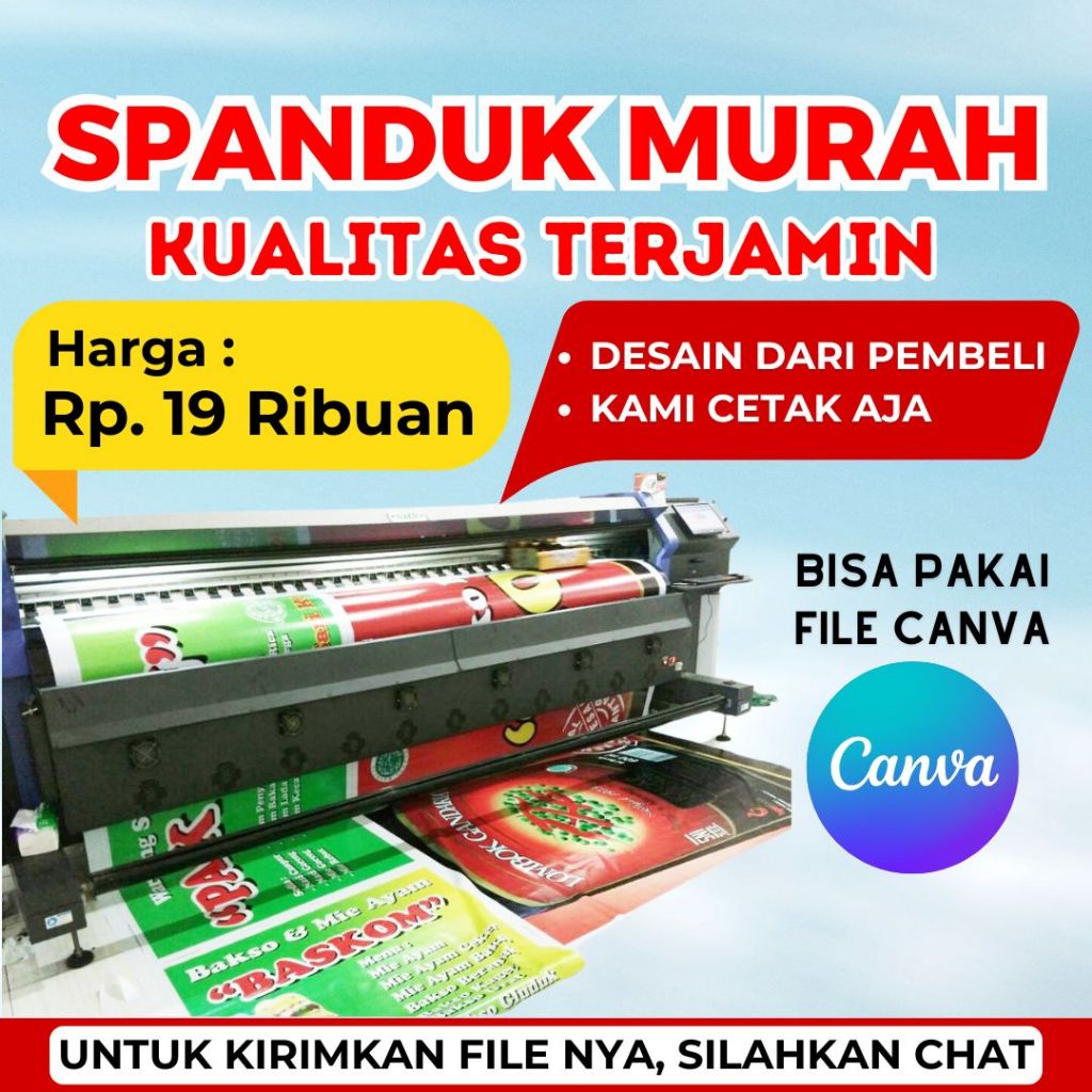 Spanduk Olshop Online shop Toko Jualan