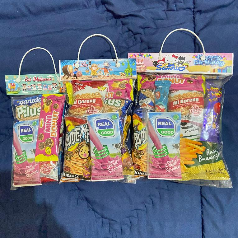 

Tas Plastik Label Snack Ulang Tahun Isi 10 pcs | Bingkisan Souvenir Ulang Tahun Anak