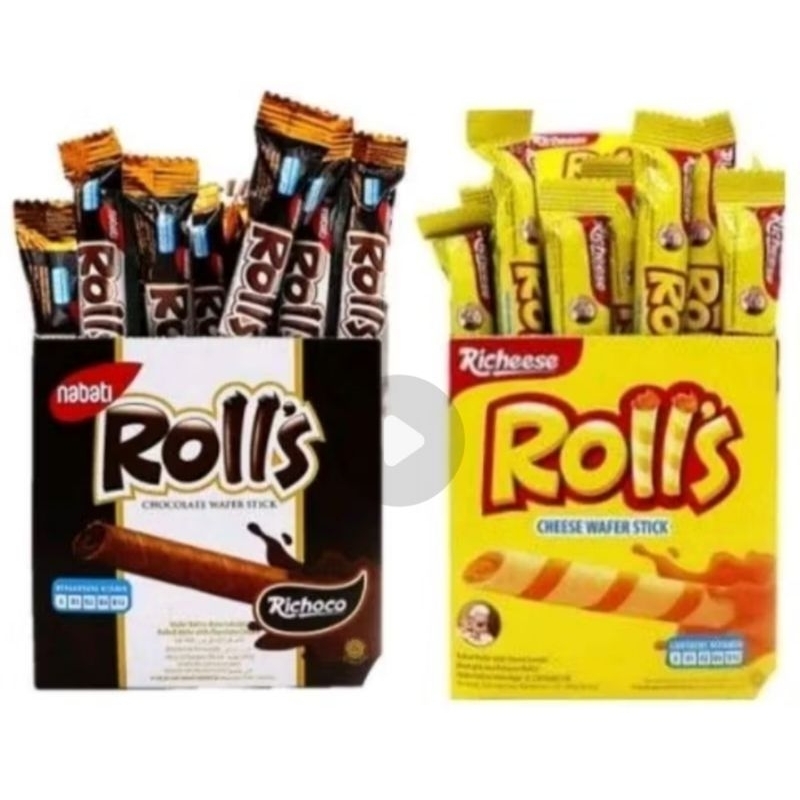 

NABATI ROLLS BOX ISI 20 BOX ( Rasa Keju Dan Coklat)