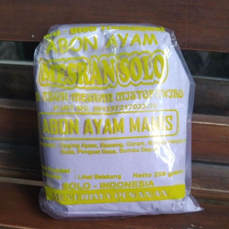 

Abon MESRAN solo 250gr