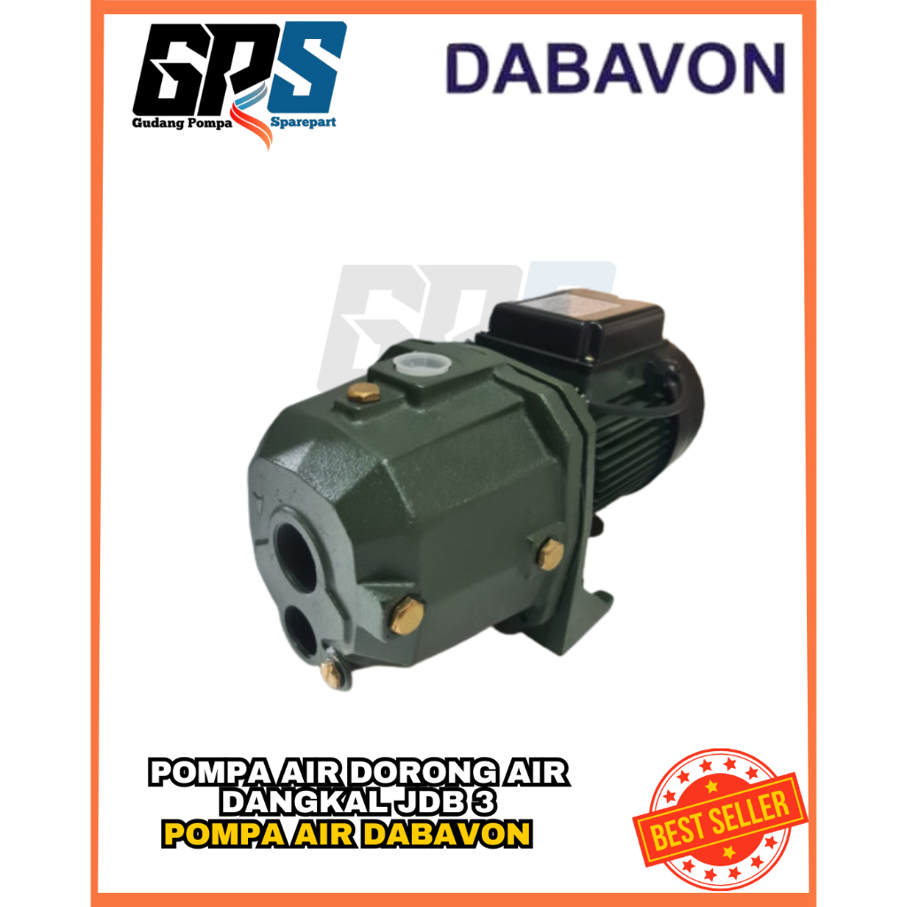 [POMPA AIR] POMPA AIR SUMUR DALAM SEMI JETPUMP DABAVON JDB3