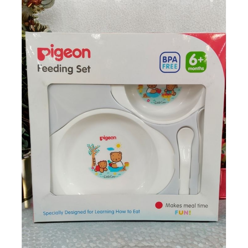 Pigeon Feeding Set | Set Tempat Makan bayi | Gift Feeding Set