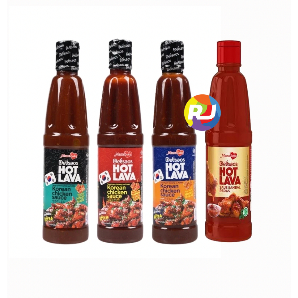 

Mamasuka Delisaos Bumbu Masak HOT LAVA - Volcano 320gr / Korean Chicken Sauce Garlic 320gr / Korea Original 320gr / Hot Lava Spicy 320gr
