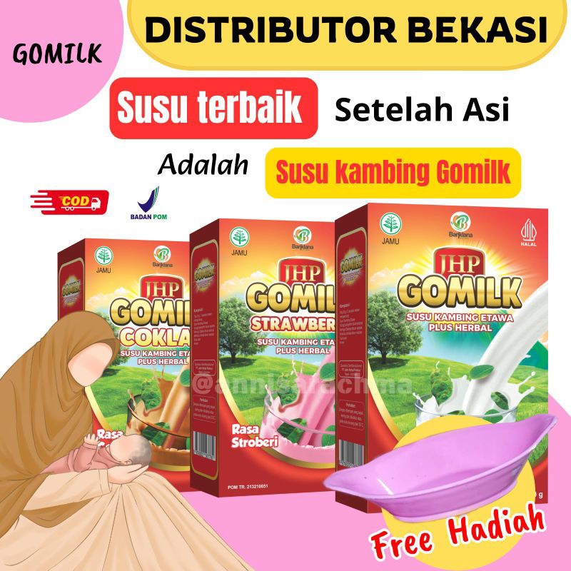 

[BISA COD + GARANSI] GOMILK 1 BOX @200GR | SUSU TERBAIK PENGGANTI ASI