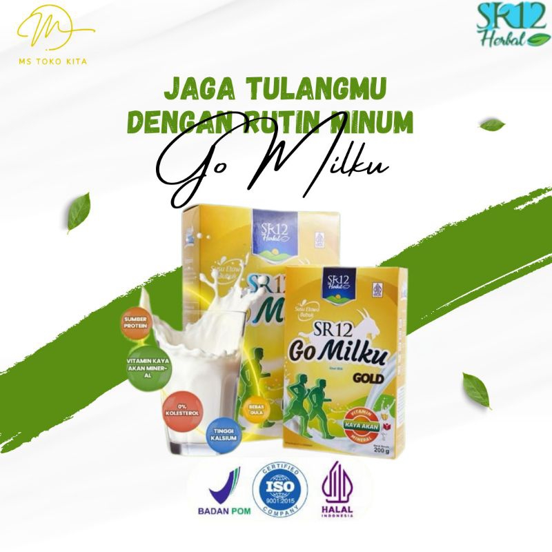 

SR12 Go Milku Gold Susu Kambing Etawa Susu Lansia Tinggi Kalsium Rendah Lemak Bebas Gula