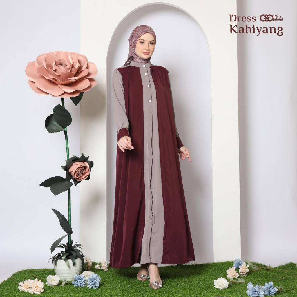 Dress Kahiyang by Gladys - Gamis Muslim Wanita