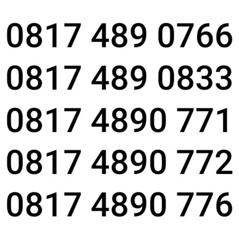 Nomor cantik XL Kartu perdana 11 Digit XL 5G Nomer Langka paling murah Termurah BUKAN 10 digit 12 an