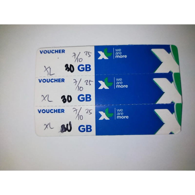 Voucher Kuota Paket Data XL 30 GB