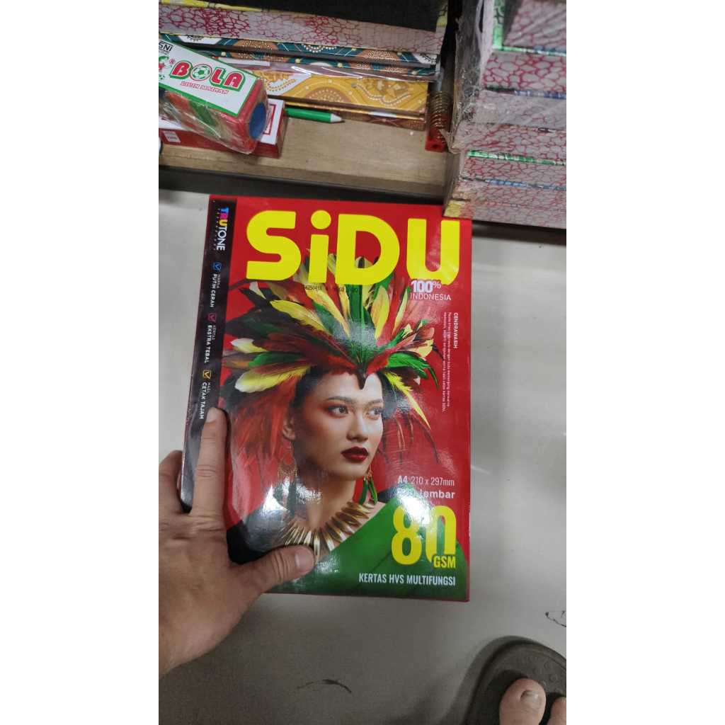 

hvs a4 / a4 s 80 gram sinar dunia satu rim isi 500 lembar edisi nusantara ( barang baru 2025)