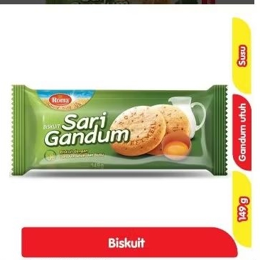 

ROMA SARI GANDRUM BISKUIT 149g