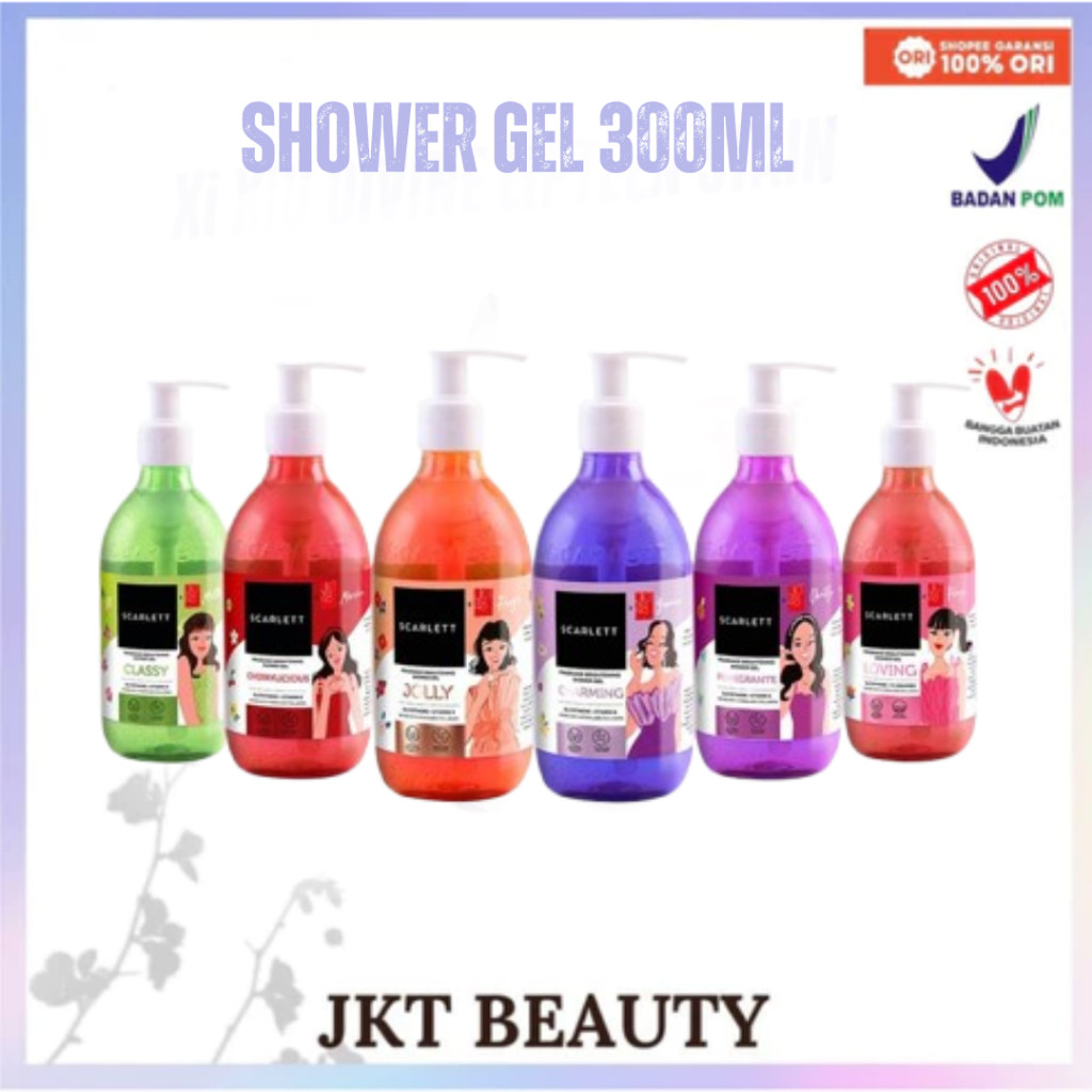 SCARLETT WHITENING SHOWER SCRUB - SABUN MANDI SCARLETT - SCARLET WHITENING SHOWER SCRUB ORI BPOM