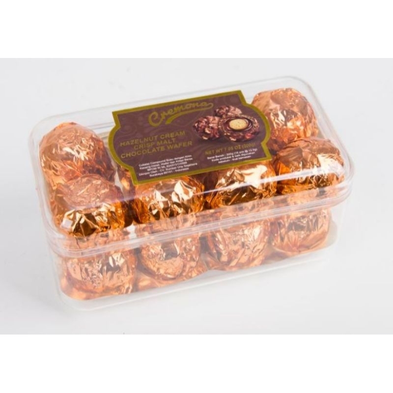 

Cremona Hazelnut Cream Crisp Malt Chocolate Wafer 200gr