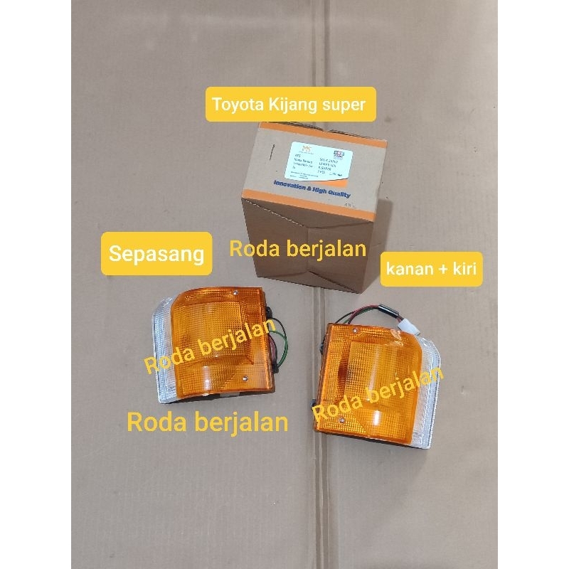 lampu sen depan kijang super sepasang