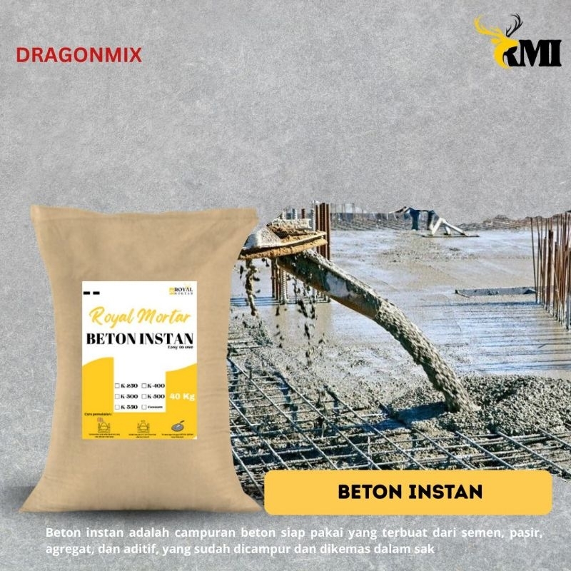 Semen Instan | Beton Instan | K250 - K500 Royal Mortar