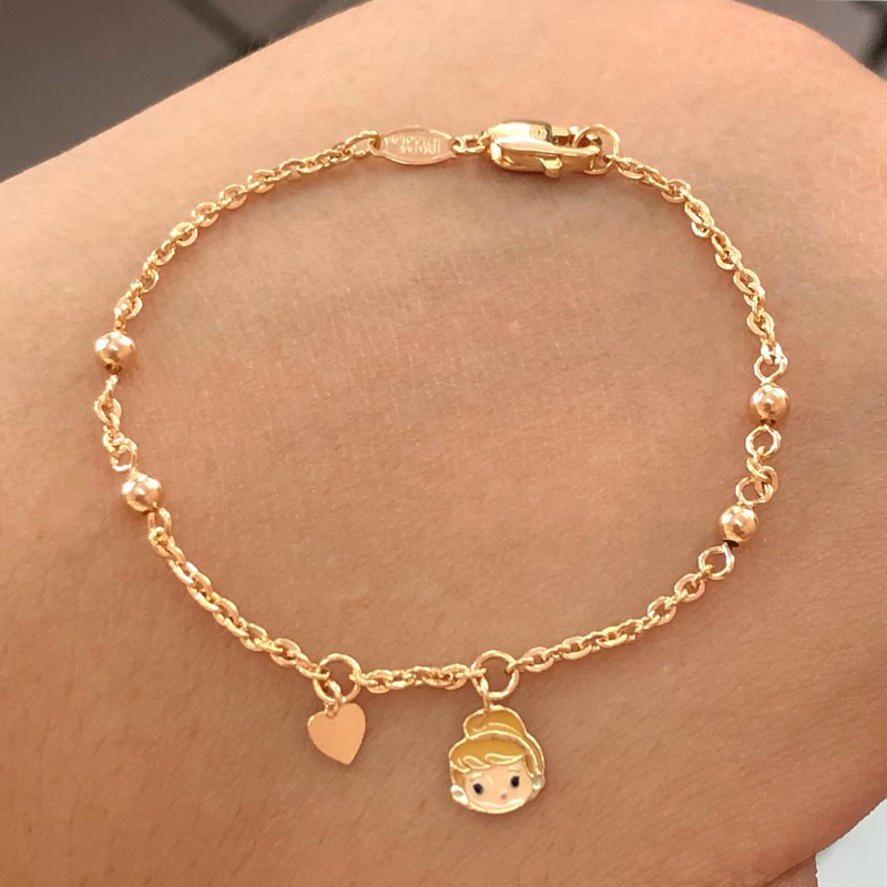 MA9- GELANG ANAK PRINCESS 1.65GR KADAR 375 PANJANG 15CM UBS