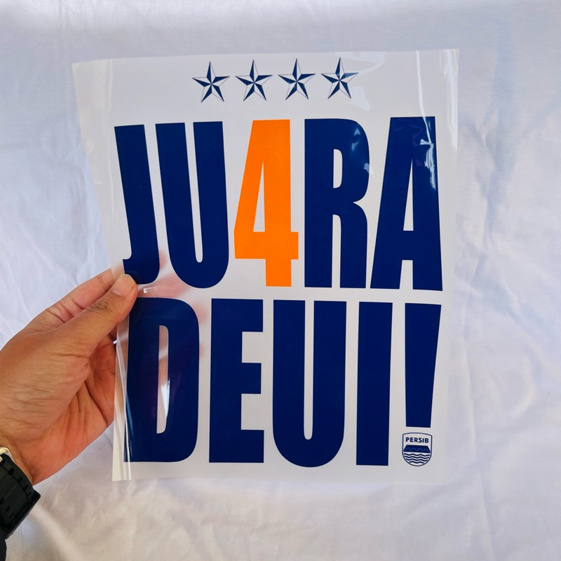 

STIKER SABLON SETRIKA PERSIB JUARA DEUI