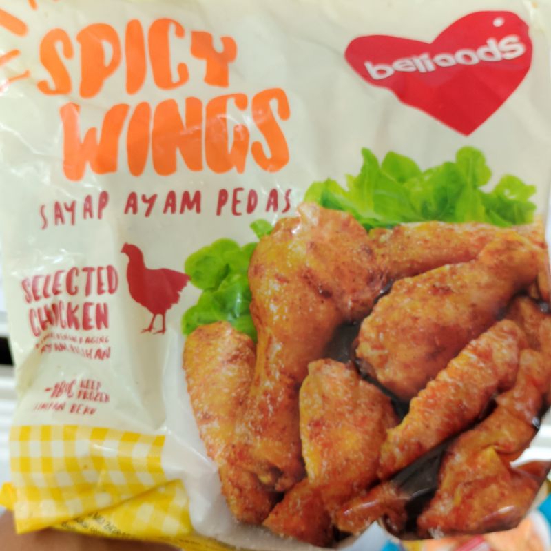 

belfoods spicy chicken wings 500gr