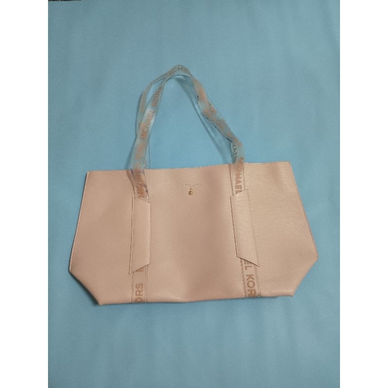 MK TOTE BAG PURSE CLEAR PINK BLUSH LARGE SHOULDER