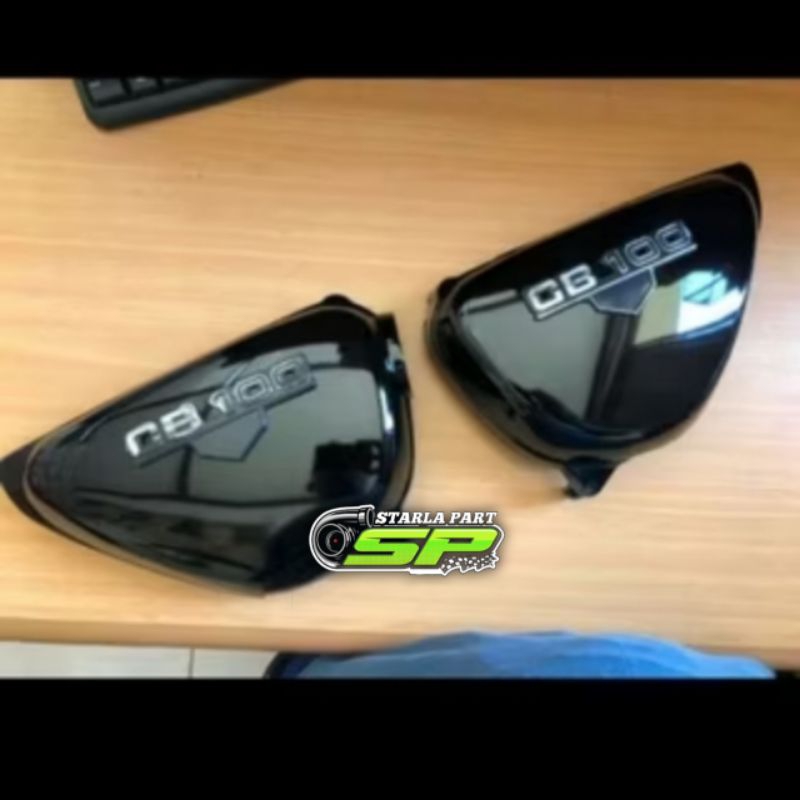 BOK aki cb 100 , BOK aki cb hitam + emblem