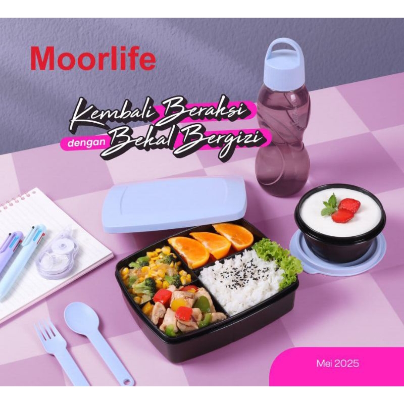 Moorlife - Kotak Bekal Makan Anak & Dewasa One Set by Moorlife