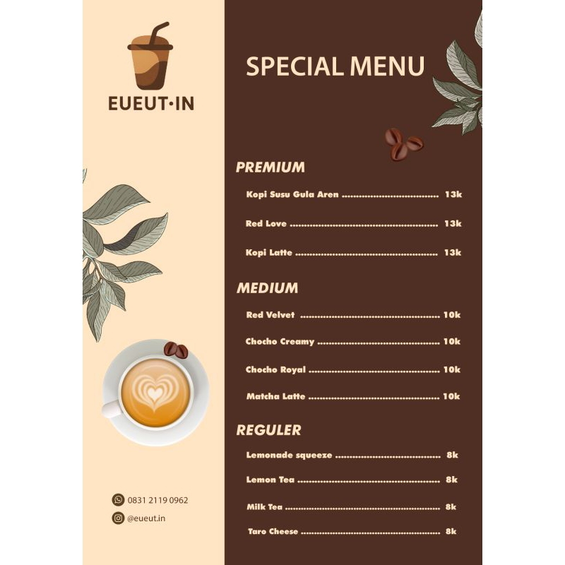 

Koli susu gula aran matcha latte dl