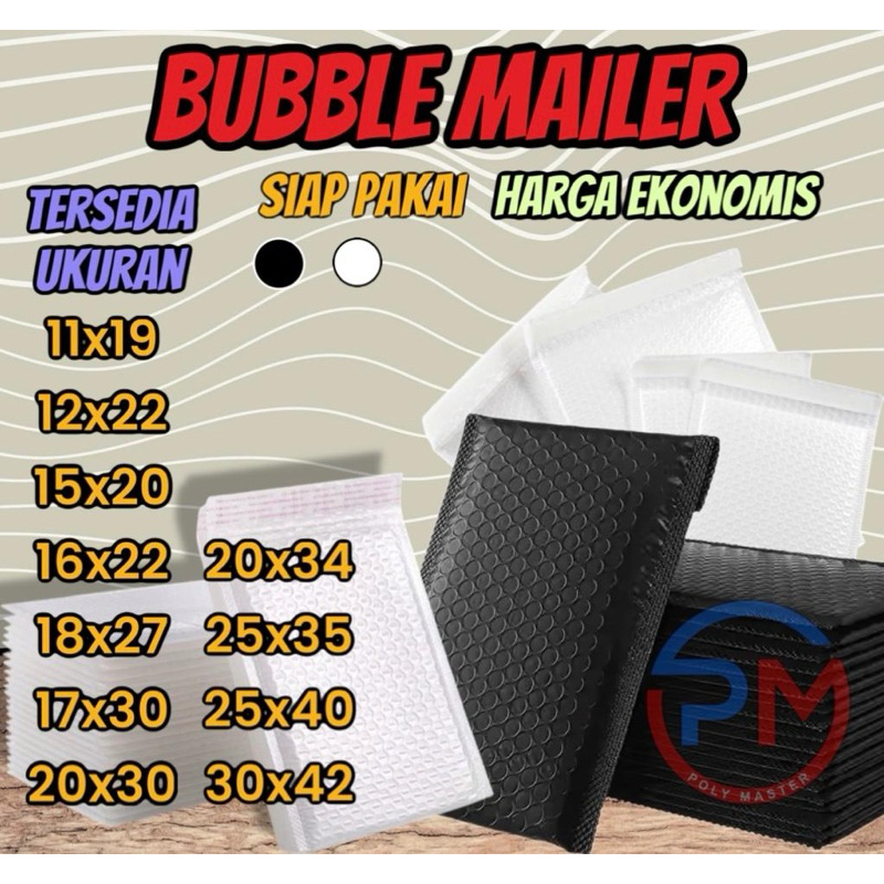 

Bubble mailer amplop hitam termurah / bubble amplop