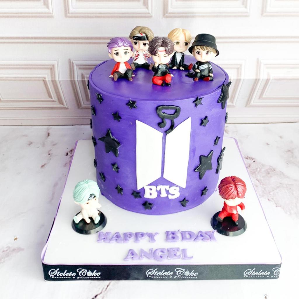 

Kue Ulang tahun/Birthday Cake/Kue Ultah tema BTS/BTS cake/Kue Birthdya Jakarta