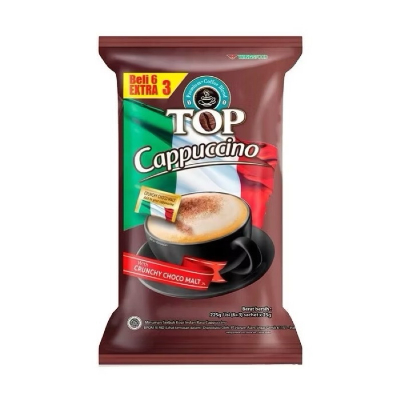 

TOP COFFEE CAPPUCINO 225g (9X25g)