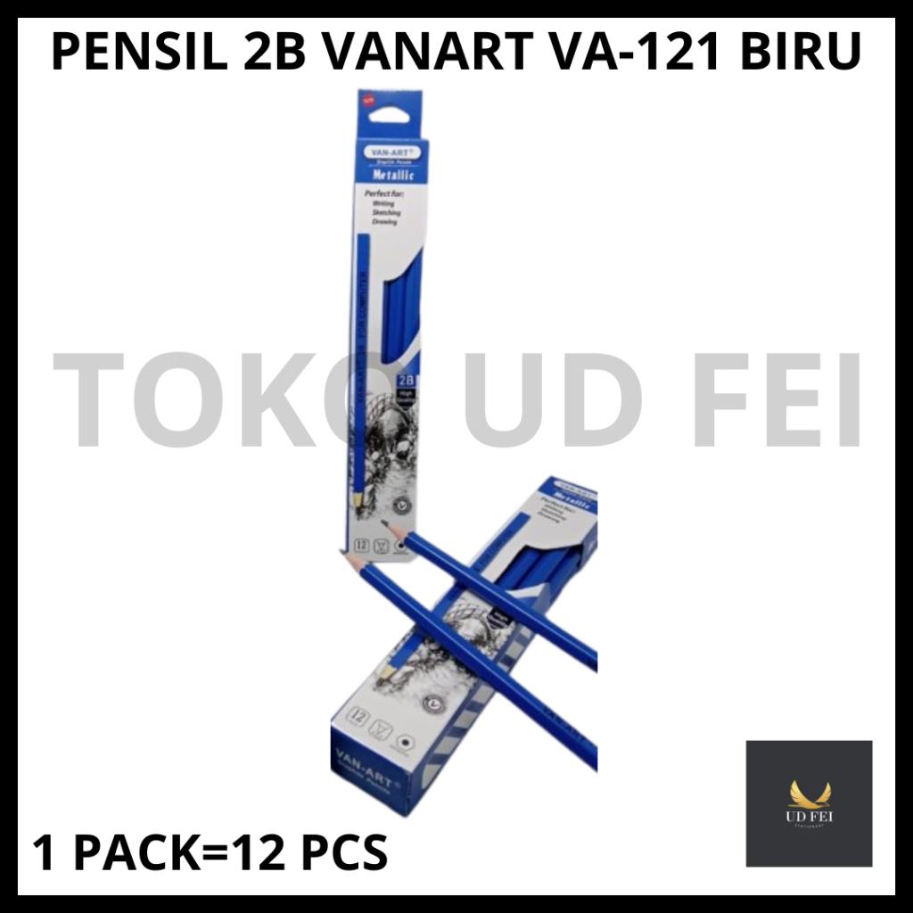 

(1 PACK=12 PCS) PENSIL 2B VANART/ PENSIL 2B HIJAU/ PENSIL 2B BIRU