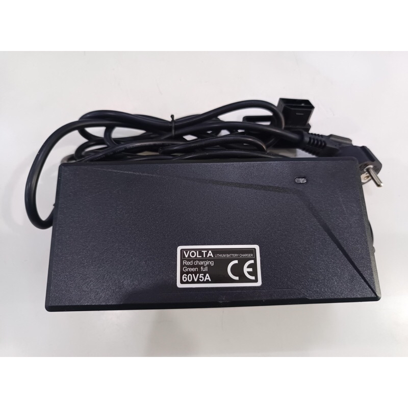 Charger Motor Listrik Volta 60 V 5 A, Ori Volta, baru