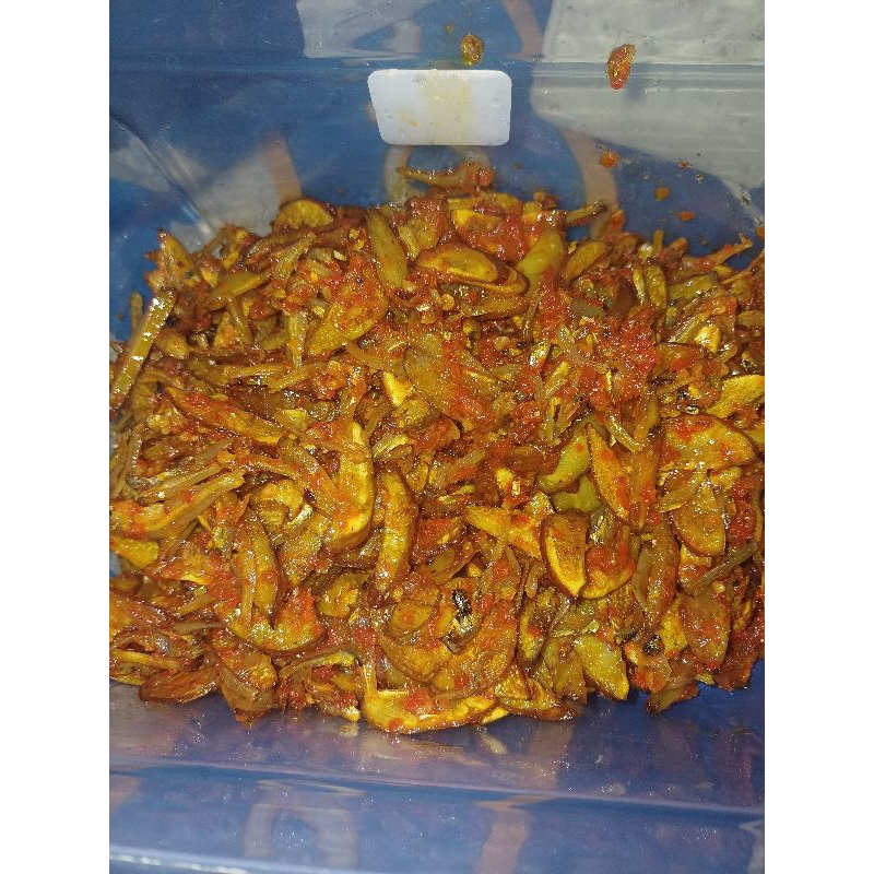 

JENGKOL IKAN TERI BALADO 250 gr