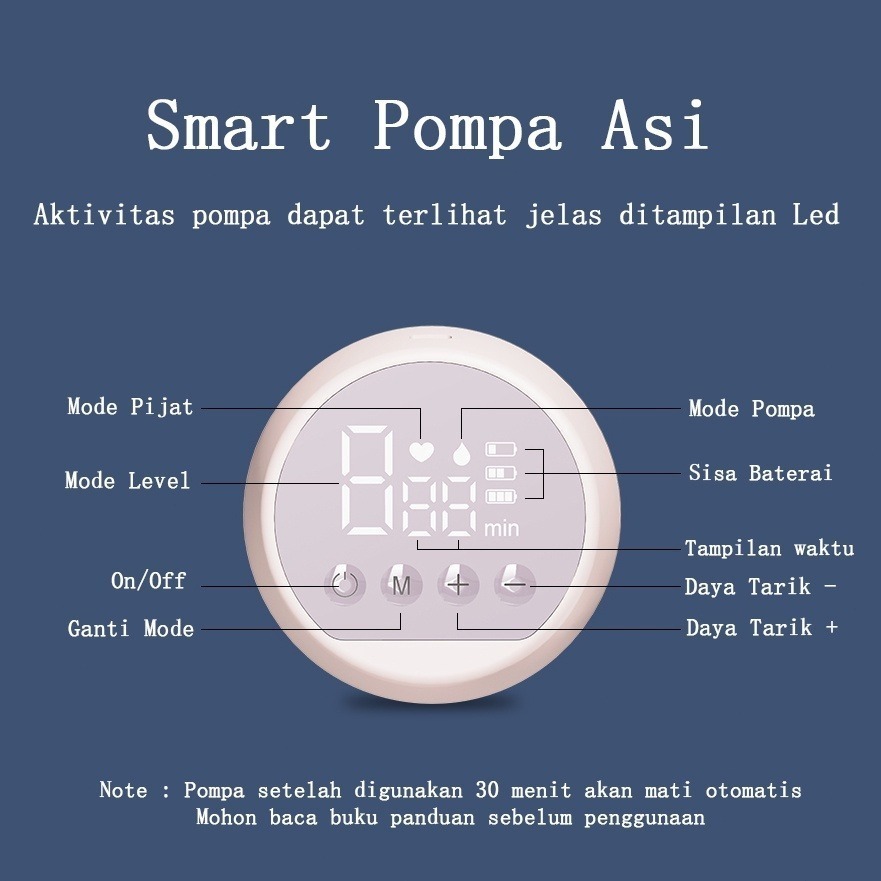 Termurah <Cod> Pompa Asi Electric Hisap Kuat Handfree Pompa Asi Elektrik Portable Pompa Asi Electric