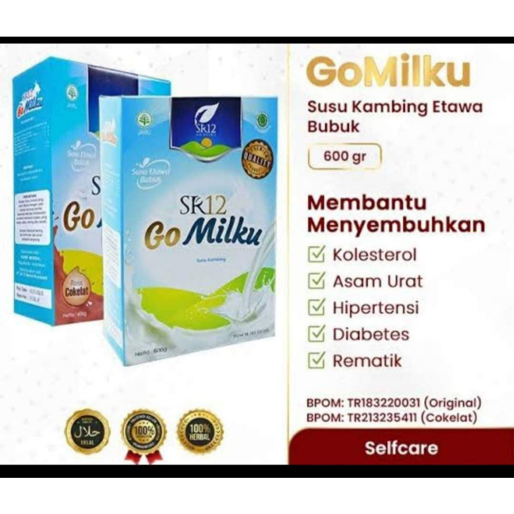 

Susu Etawa Gomilku Sr12 Premium Halal dan Terlaris Meningkatkan Kesehatan Imun Susu etawa pengobatan asam lambung,diabetes,kolesterol, darah tinggi,penyakit jantung,saluran pernafasan,persendian,Menambah ASI ,Susu kesehatan