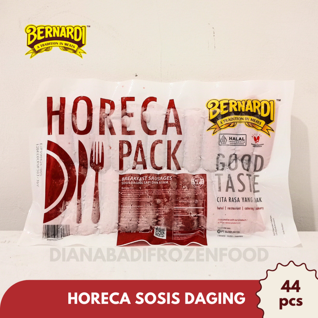 

Horeca Sosis Sapi Bernardi VP 1kg